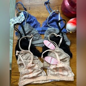 Anenome Women's Lace Bralette Set - Small